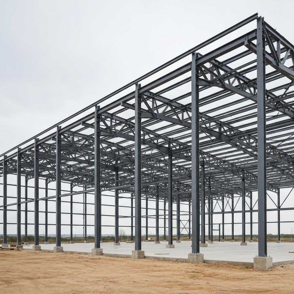 Hangar industriel acier